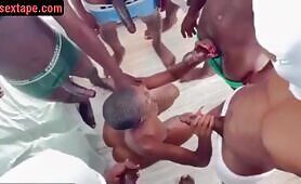 Watch As 6 Guys Gang Bang Daisy Melanin So Hard In Trending Video